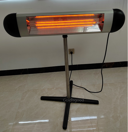High ceiling factory radiator
